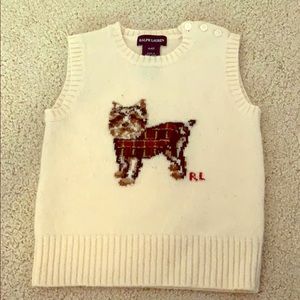 RL wool sweater vest